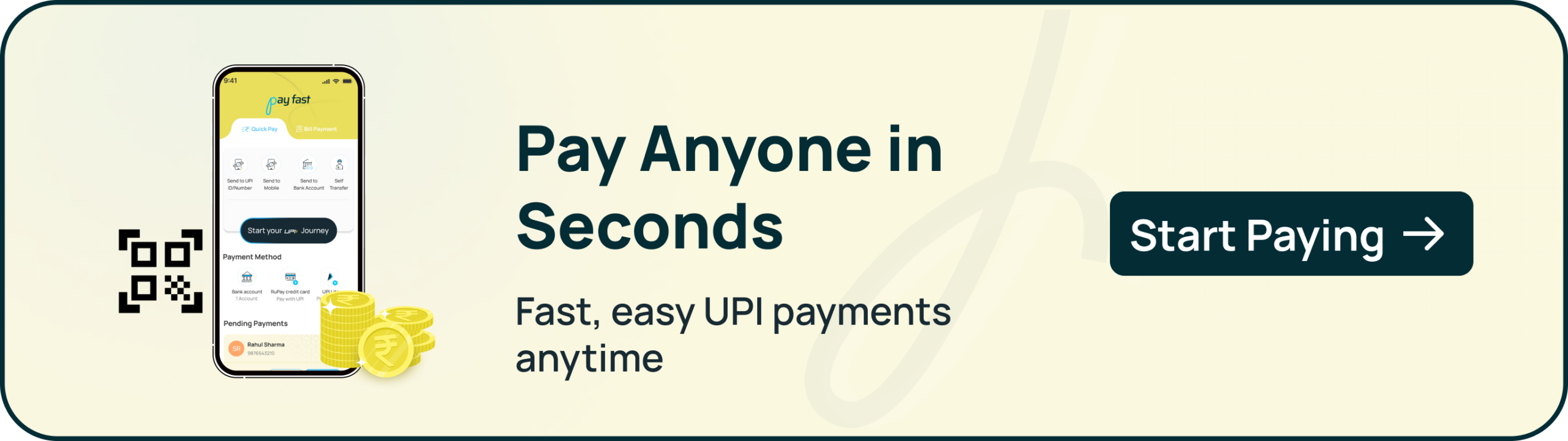 Pay Anyone in Seconds with upi payment app